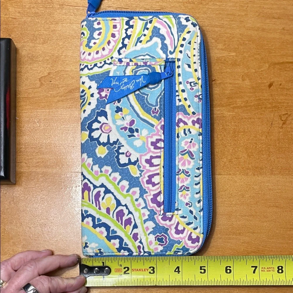 Vera Bradley Travel Organizer Wallet in Capri Blue - Picture 8 of 11